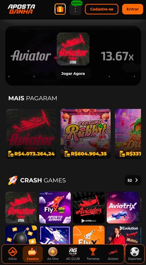4. ApostaGanha: Mais de 2.700 jogos nos melhores cassinos online Brasil