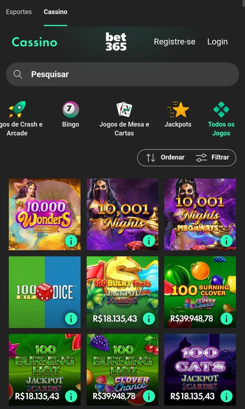 Melhor cassino online para iniciantes: bet365 – melhores cassinos online