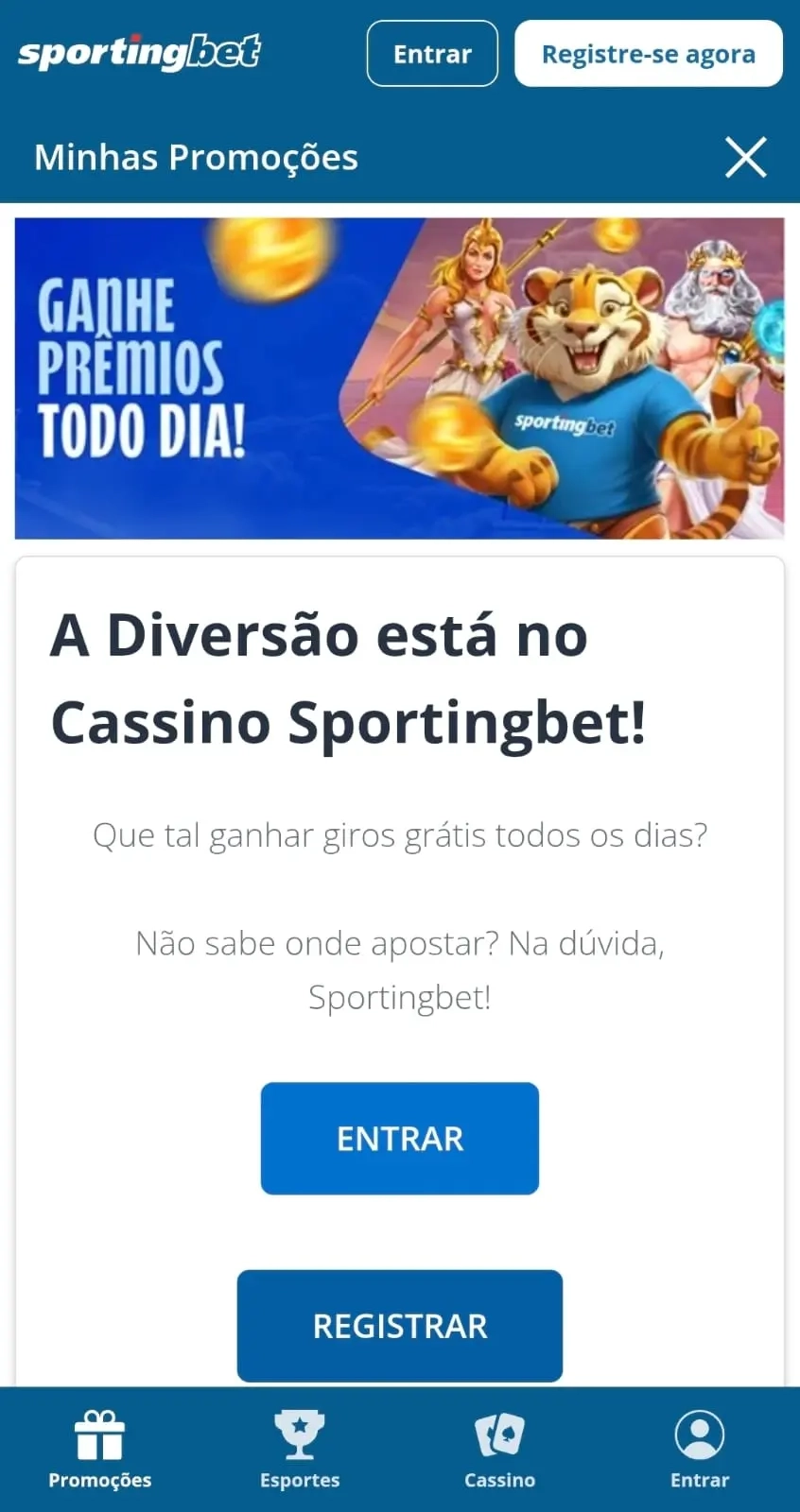 5. Sportingbet: Ganhe Prêmios Todo Dia – melhores cassinos online